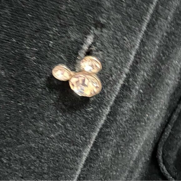 VINTAGE Disney The Disney  Catalog XXL Black Velour Button Up Shirt - Picture 5 of 11